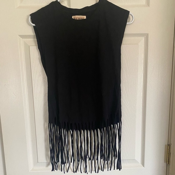 ANTHROPOLOGIE / PEPLIN FRING TOP - Picture 4 of 6